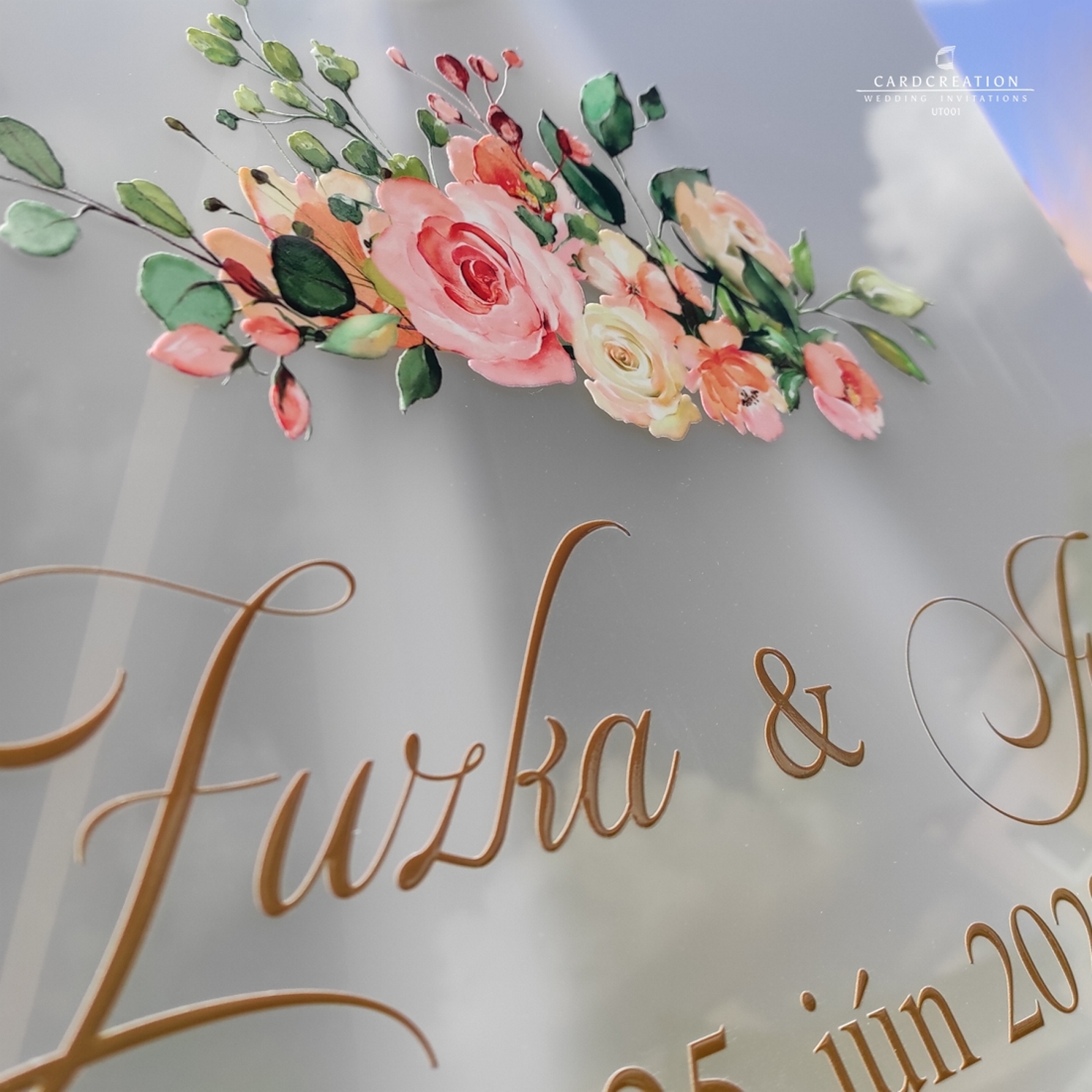 Svadobná uvítacia tabuľa UT001 - Image 4