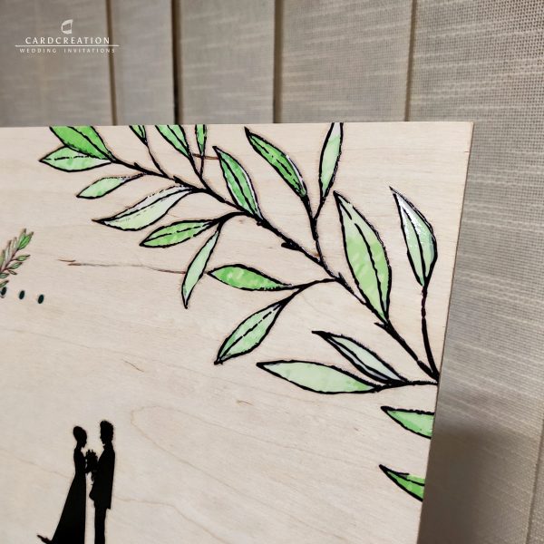 Svadobná tabuľa s motívom príbehu Vašej lásky 005W - Image 3