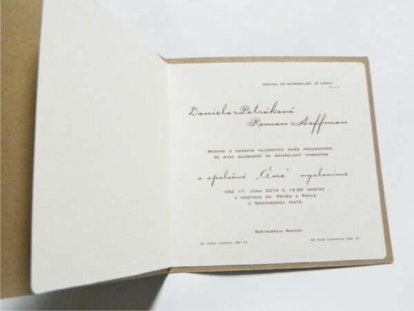 Svadobné oznámenie f906z1 - Image 4