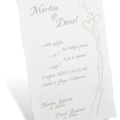 Svadobné oznámenie C3010