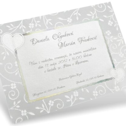 Svadobné oznámenie C3038