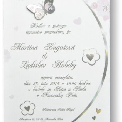 Svadobné oznámenie C3051