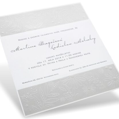 Svadobné oznámenie C3061