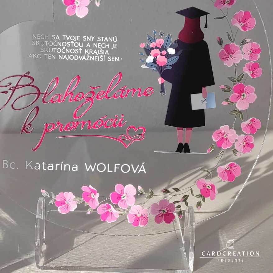 darček ku ukončeniu štúdia, promočný 002CA - Image 3